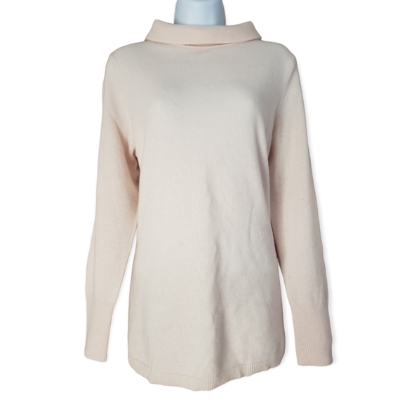 Talbots Sweaters Nwt Talbots Light Pink Turtleneck Cashmere Sweater